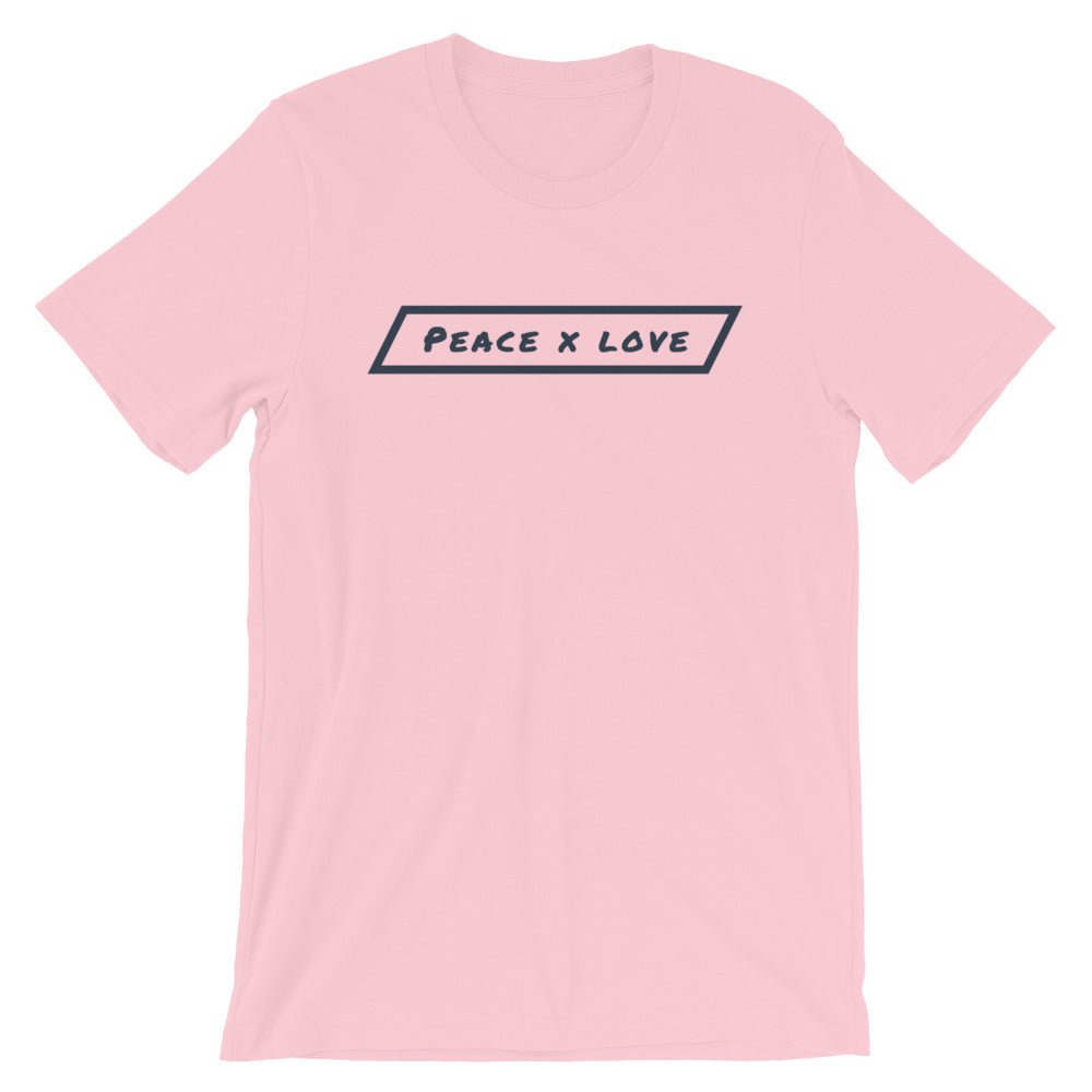 #ejm# - #theejmstore.com#Peace x LoveT-ShirtEJM Aesthetics ApperalThe EJM Store7603104_4136PinkSPeace x Love